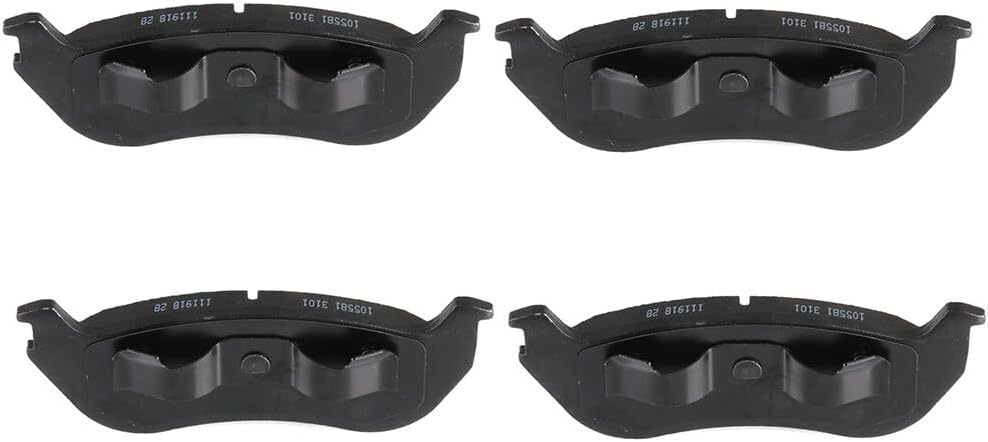 ECCPP D881-7907 4pcs Rear Semi Metallic Disc Brake Pad Set Fit For Ford For Explorer 2002-2005,For Mercury Mountaineer 2002-2005