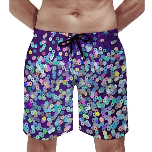 Maillot de bain violet homme résolvant le problème de séchage lent en S
