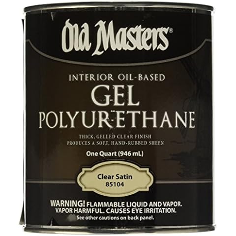 OLD MASTERS CLEAR SATIN Finish 1 Quart Cover
