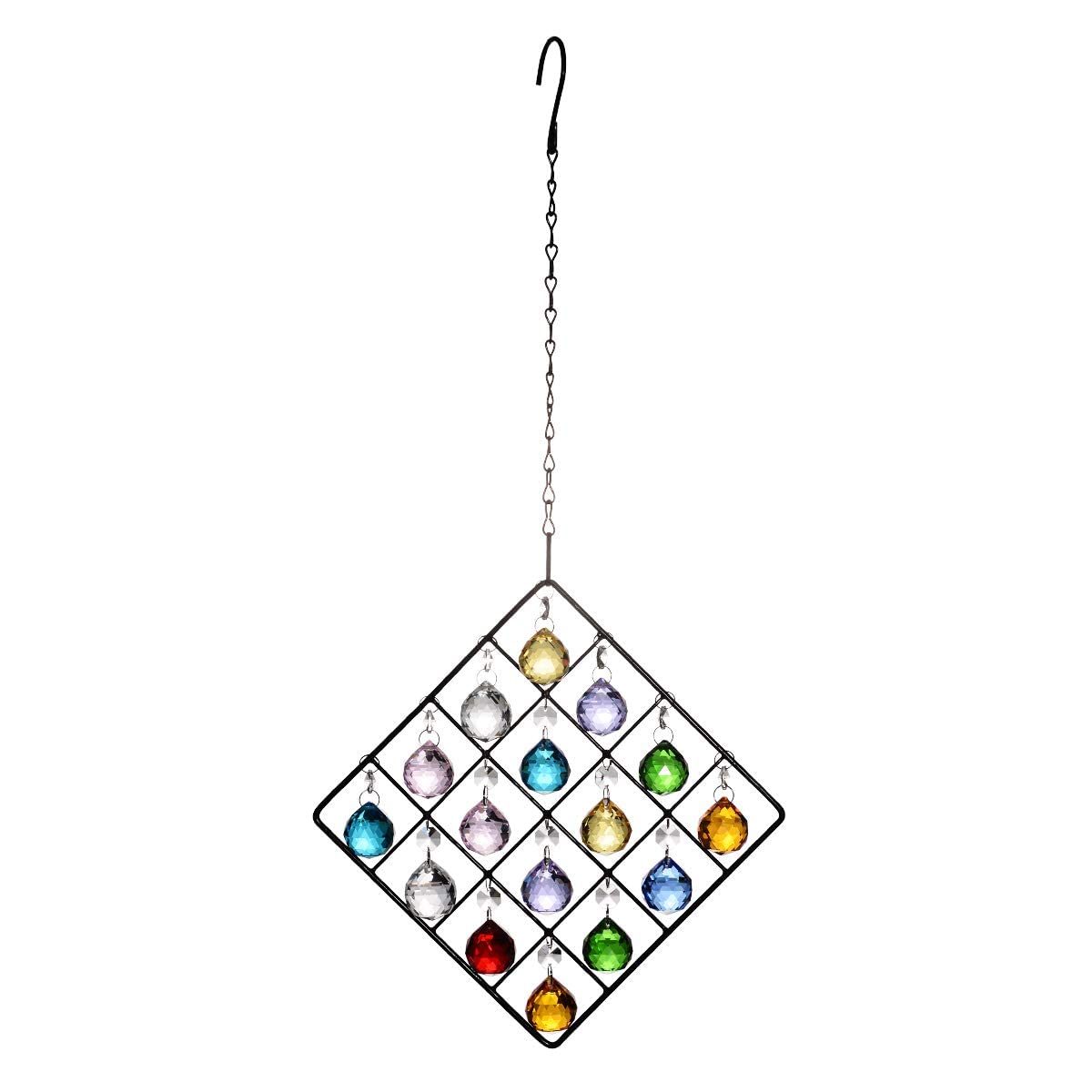 Pendentif Prisme En Cristal – Attrape-Lumière Coloré – Décoration Intérieure Pour Fenêtre, Lustre Ou Sapin