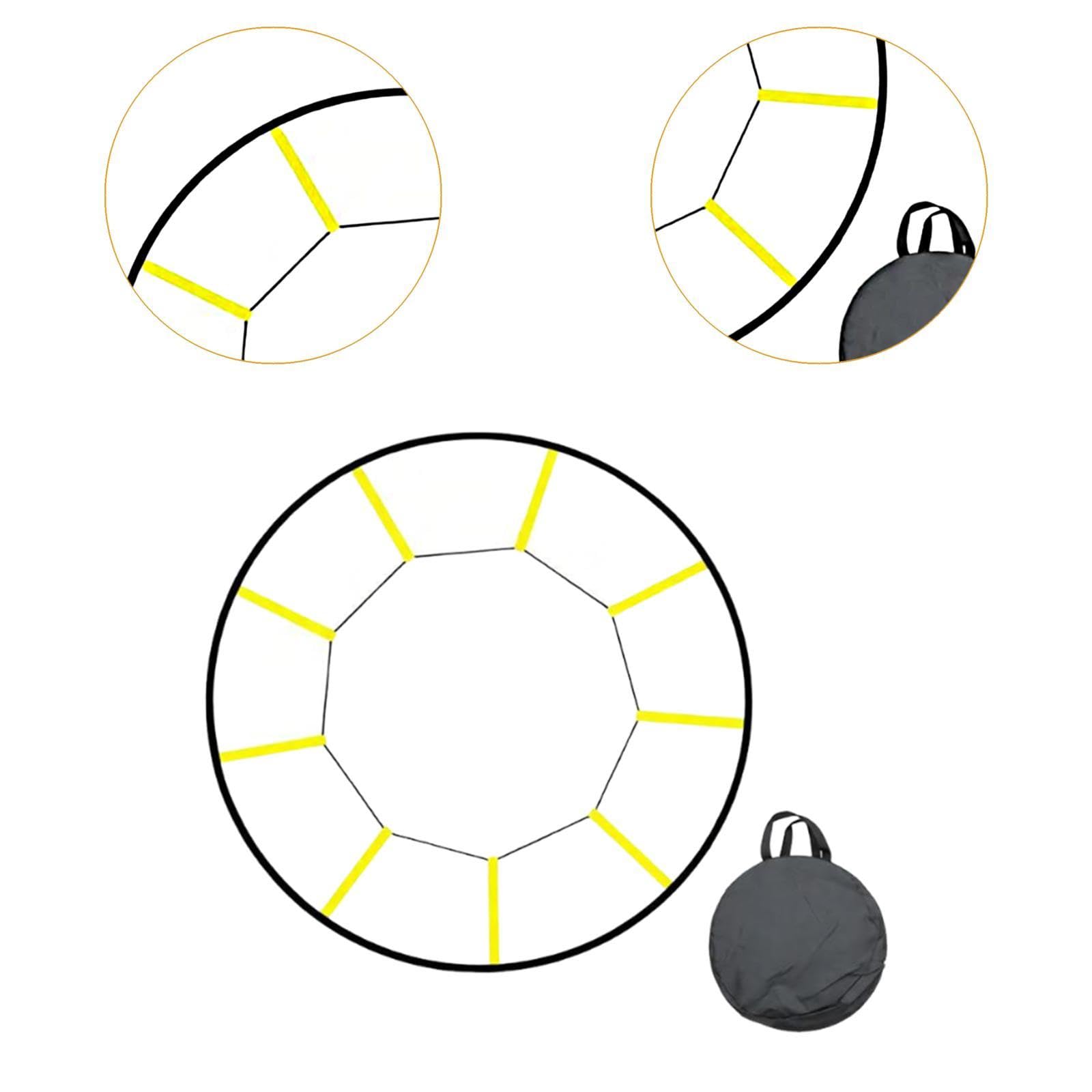 kowaku Escalera de Agilidad para Entrenamiento Equipo de Agilidad para Fútbol Escalera de Velocidad para Ejercicios Escalera para Coordinación Fabricada en P