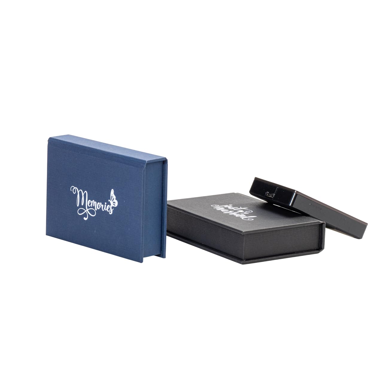 Fab Memories Hard Drive Box A Personalized Linen Hard Drive Box for Your Digital Memories Great for Weddings, Photographers, creatives, and Business presentations Custom Text on Top Name, Logo-image-13