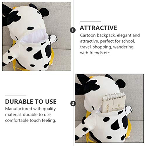 KESYOO Mochila de Vaca de Pelúcia Boneca de Vaca de Pelúcia Pingente de Lembrança de Boi Do Zodíaco