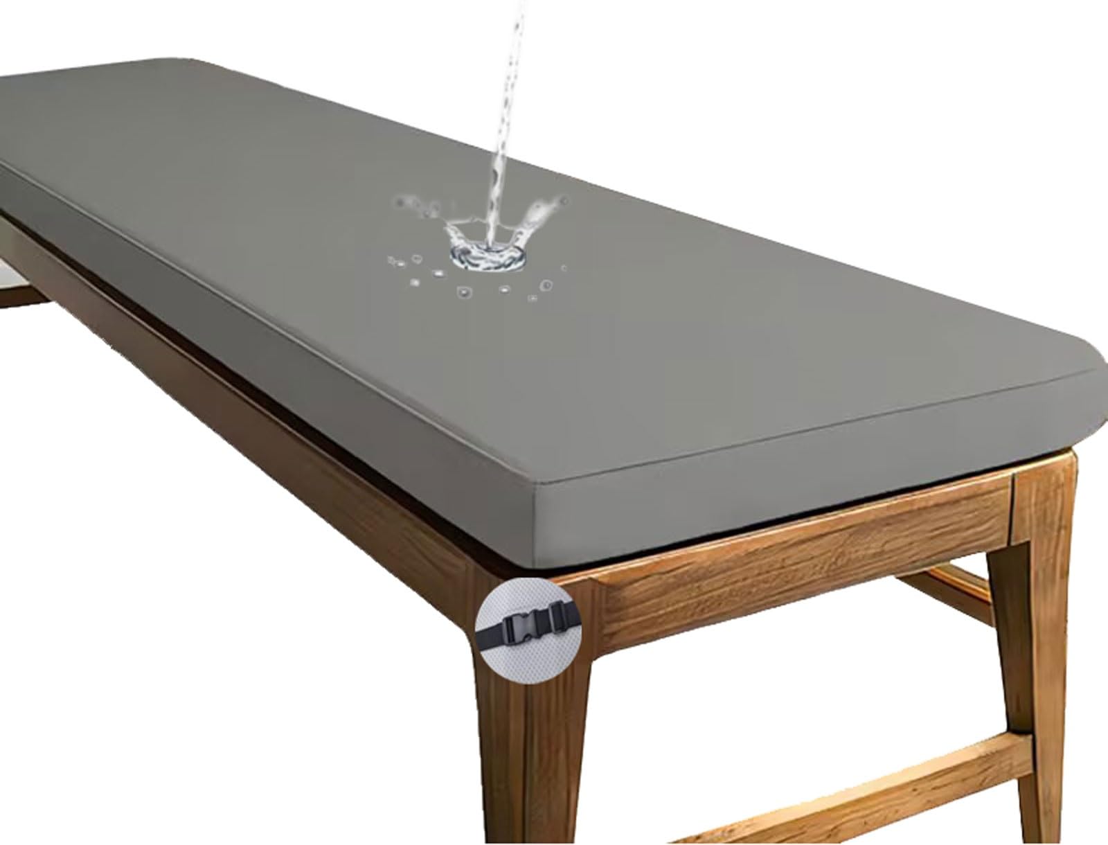 Coussin de banc pour balancelle de porche et mobilier de jardin d'été