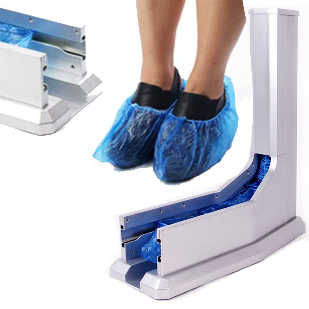 Dispensador automático cubrezapatos, Máquina para Cubrir Zapatos Inteligente con Cubre pies Desechables para Laboratorio fábrica, con 200 Piezas de Cubiertas,capacity100pcs