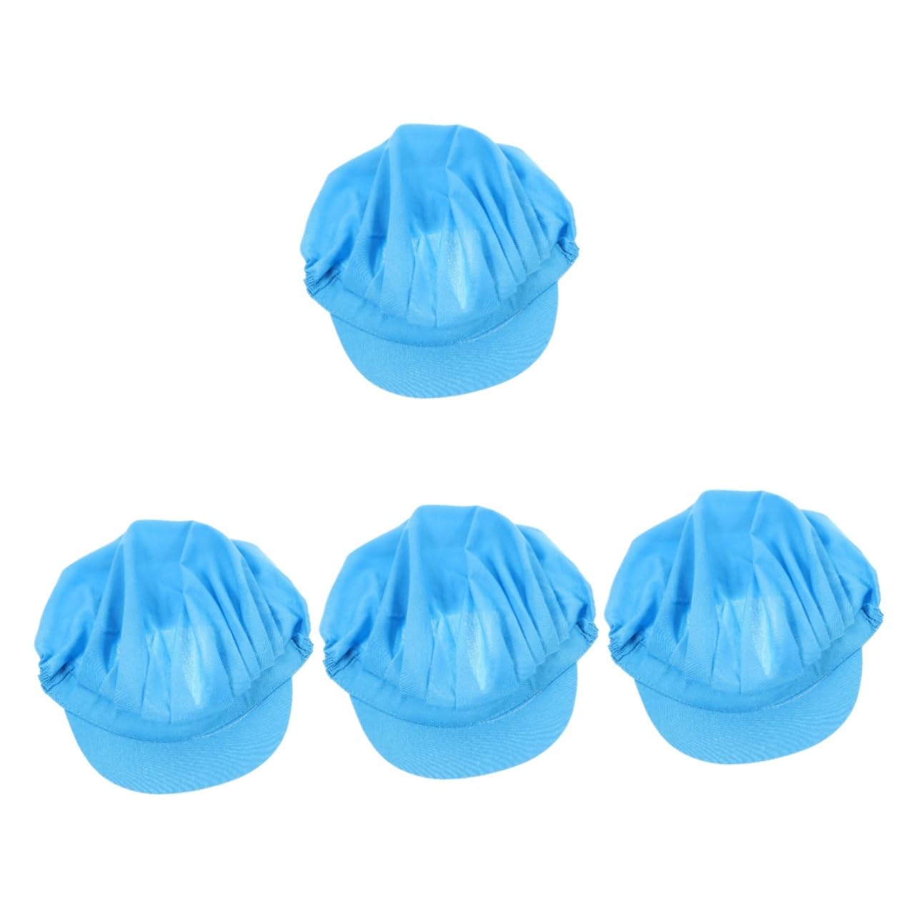 VALICLUD Sombrero de Cocinero Gorro Cocinero Gorro de Cocina Gorro de Cocinero Accesorio de Cocinero Sombrero de Trabajador de los Hombres redecilla de Chef Trajes de Chef poliéster Blue
