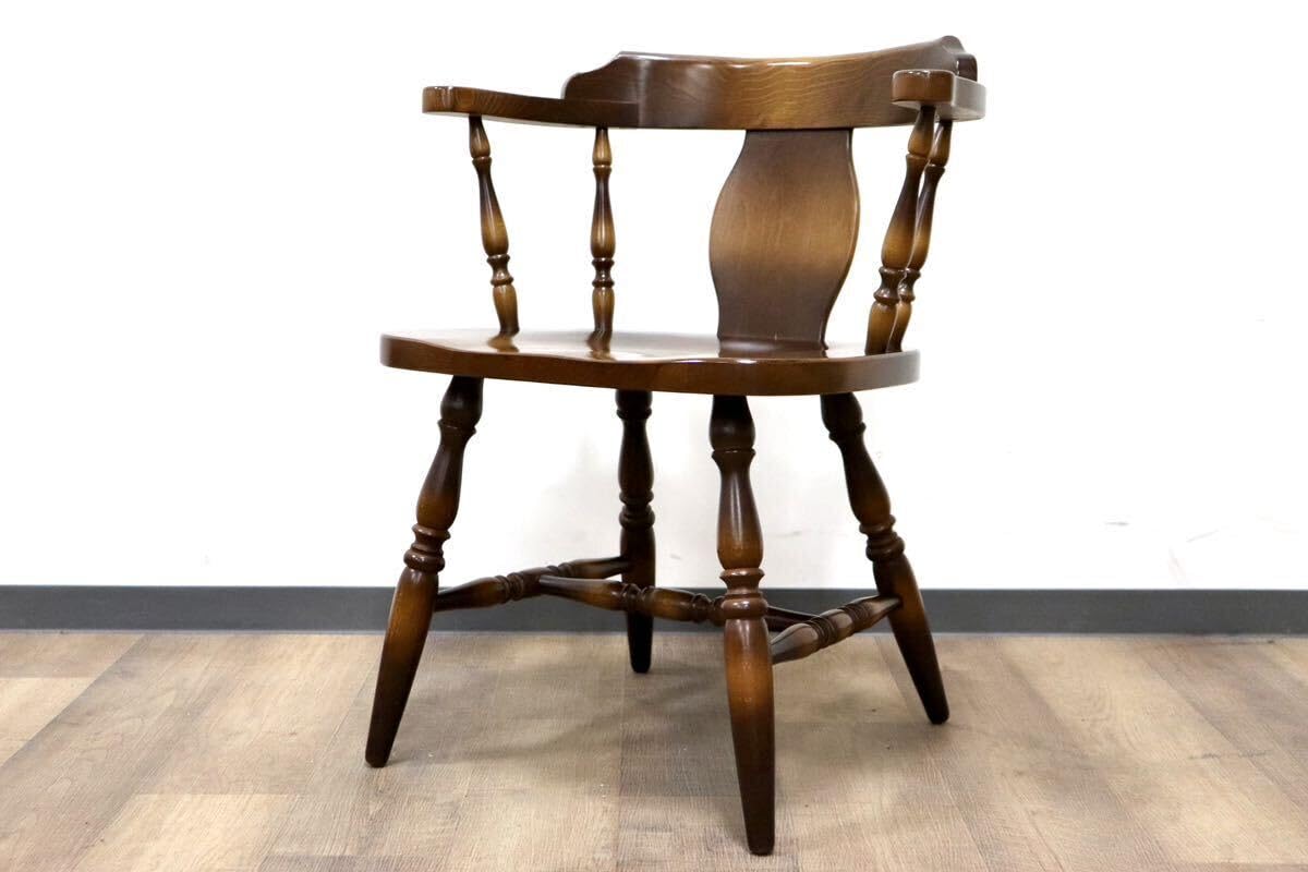 Amazon.co.jp: 飛騨産業/HIDA キツツキ 穂高 アームチェア ダイニング  