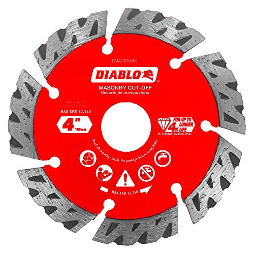 Diablo Diamond Segmented Turbo Masonry Cut-Off Blade