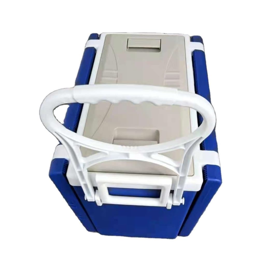 Generico Tavolo Picnic Pieghevole con Frigo 28 L e 2 Sgabelli | Richiudibile
