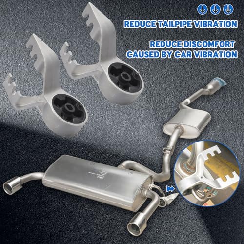 2 PCS Exhaust Muffler Hanger Mount Bracket for Ford Escape 2013 2014 2015 2016 2017 2018 2019, Tailpipe Mount Bracket Hanger Replace for CV6Z5K291K CV6Z-5K291-K by Lonsda - Image 3