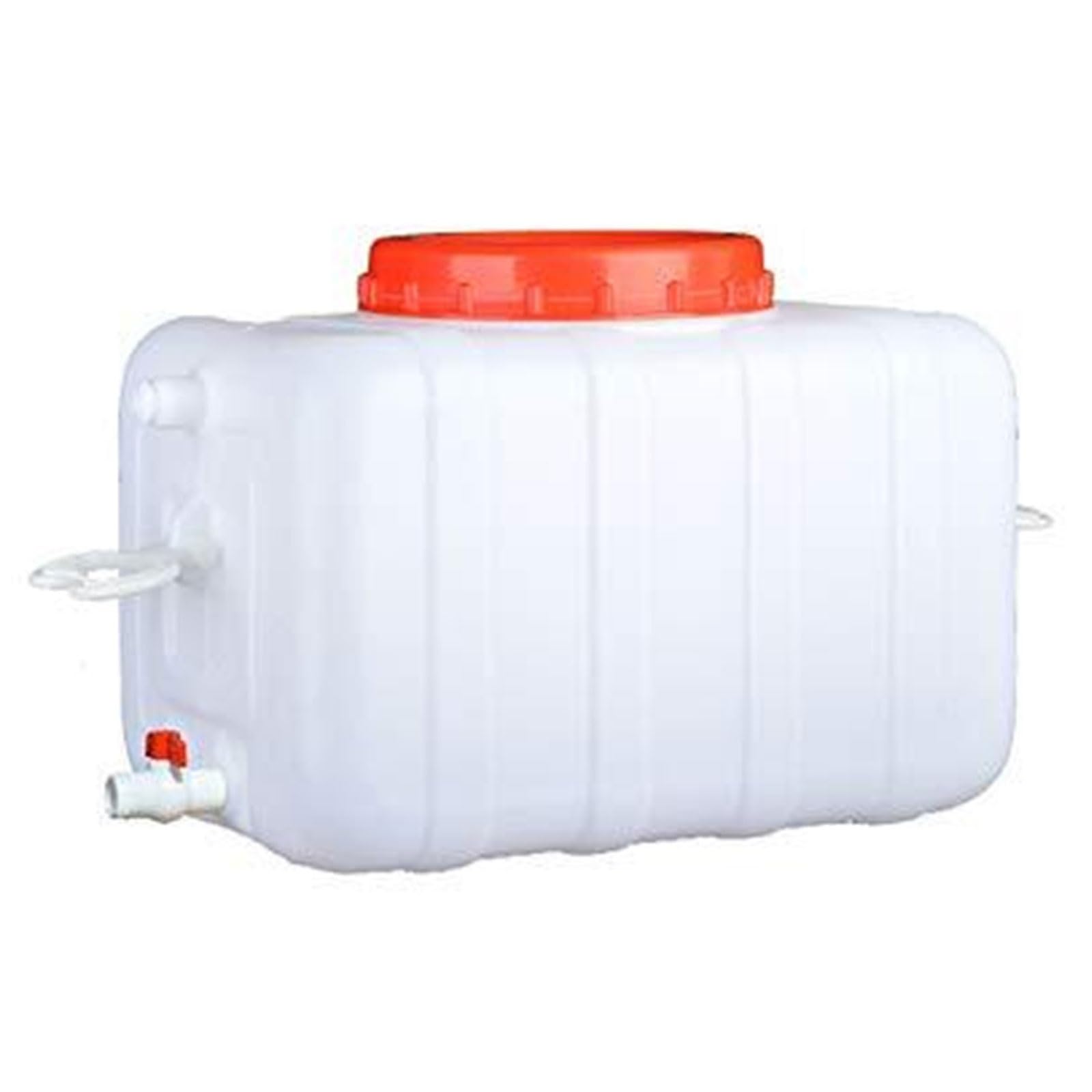 Cubo de plástico Apto para Alimentos para almacenar Agua, Tanque de Agua portátil con asa, Cubo para Exteriores de Gran Capacidad.