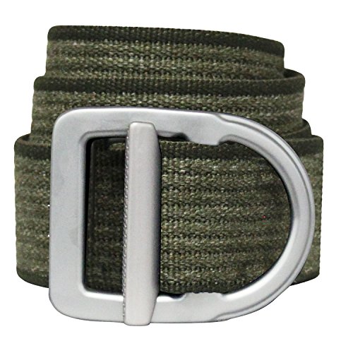 Bison Designs LC Delta Belt - by - Light Duty 38mm - USA Made - XL Cut to Fit, Fern, up to 46