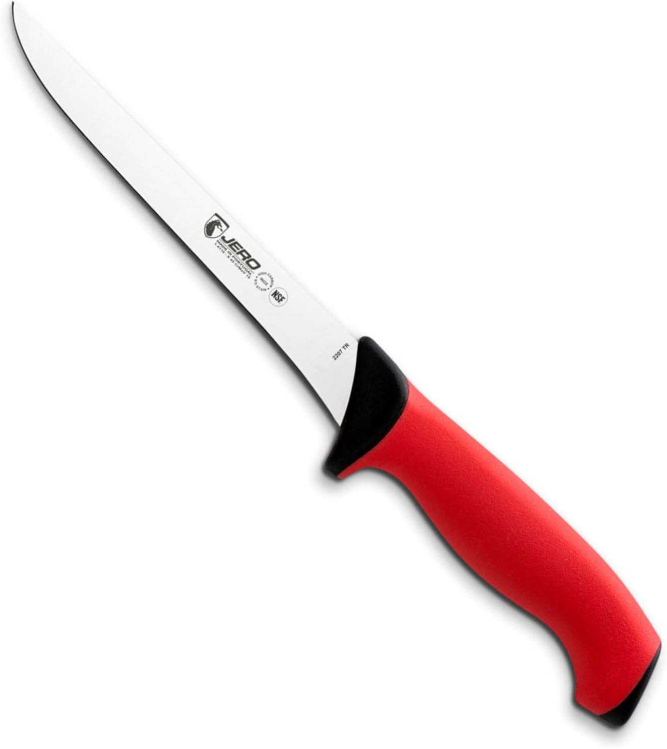 Jero 4-Piece Knife Combo - Cimeter, Boning, Fillet Knives & Diamond Sharpener - Butcher & Chef Set