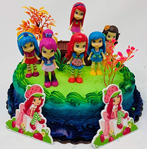 Strawberry Shortcake and Friends Birthday Cake Topper