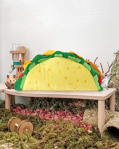 Percozzi Taco Hamster Hammock Hideout Tunnel House Rat Brinquedos Gaiola Acessórios Cama Furões Porq