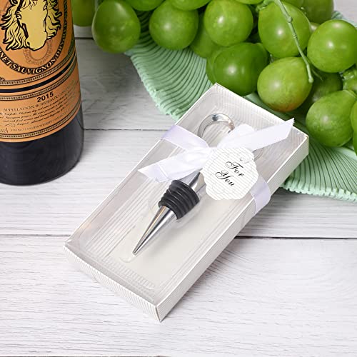 30 Pieces Heart Wine Stoppers Wedding Bridal Favor For Guests Silver Heart Wine Bottle Stoppers Heart Champagne Stoppers Wine Savers Metal Wine Cork Holder Plugs With Boxes For Wedding Party Gifts #TOP6