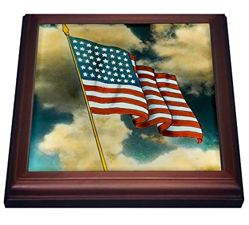 3dRose, 8x8 Trivet with 6x6 ceramic tile, Brown