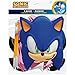 Unique Sonic Birthday Party Supplies Bundle includes 16 Party PaperMasks and 1 Dinosaur Sticker Sheet