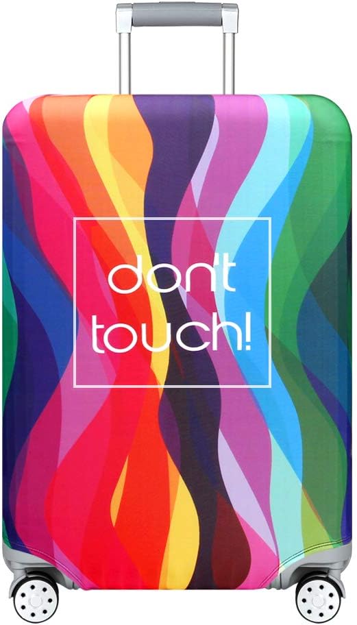 Luggage Cover Protector Suitcase Cover Protector fits 27-29 inch Luggage (colorful, L)