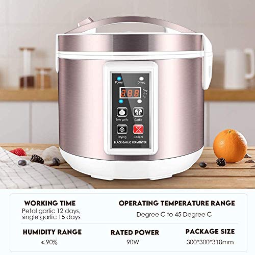 Vogvigo 5L Fermenteur D'ail Noir Entièrement Automatique Contrôle Intelligent Ail Maker Santé Alimentaire Maker Plusieurs Clou De Girofle Ail DIY Cooker - Image 6
