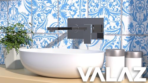 Robinet mural VALAZ carré, le mitigeur lavabo durable et facile à installer - 3