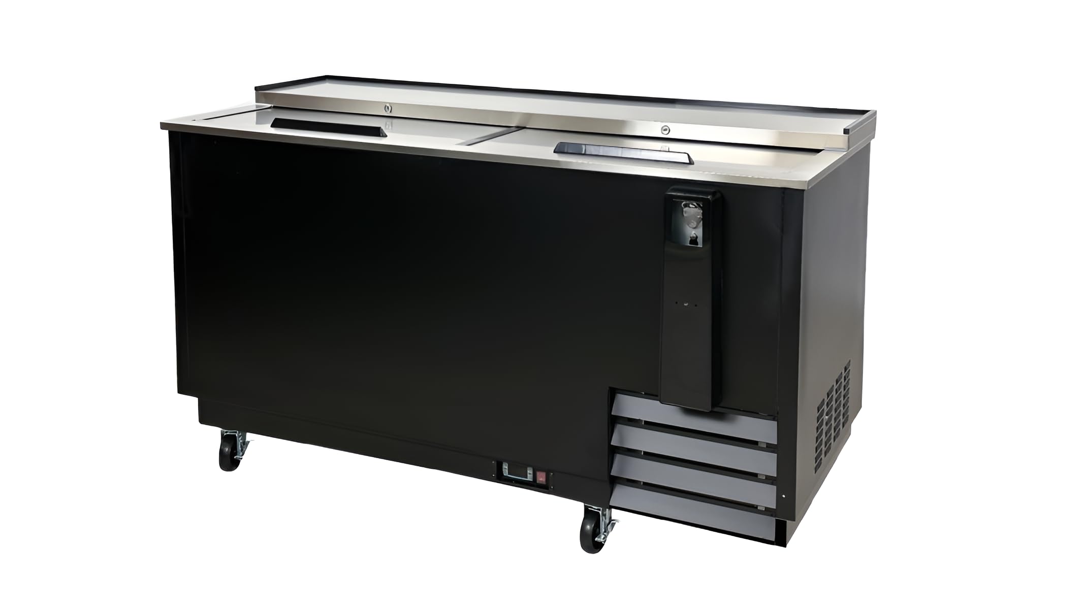 Elite Kitchen Supply Commercial ETL NSF Back Bar Beer Bottle Cooler Refrigerator, 65