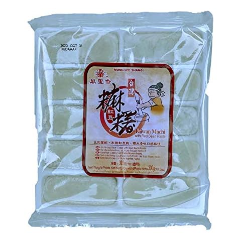 Mong Lee Shang Red Bean Paste Mochi, Mochi Rice Cake, 10.5oz, 10 Pieces Cover