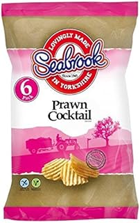 Seabrook Crinkle Cut Prawn Crisps 25g x - 6 per pack