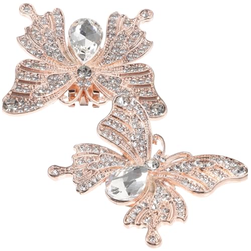 Breloques décoratives pour chaussures strass et pinces en alliage - 6