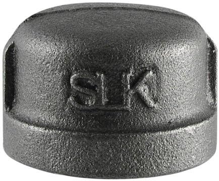 Cap,Black 3/4"