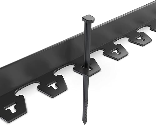 Miniatura 2 de Vodaland - Borde de jardín sin excavación, bordes para bordes rectos, curvados o de 90 grados, polietileno de alta densidad duradero con 16 estacas