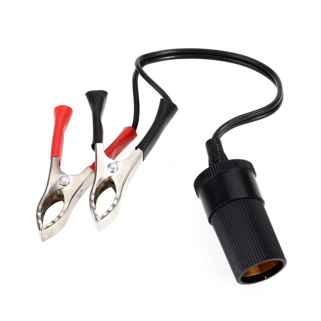 Cabilock Adaptateur Allume-cigare Pour Batterie De Voiture Avec Pince Automatique Et Connecteur Câble