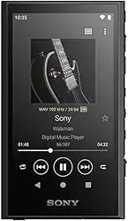 Sony Leitor de música digital portátil NW-A306 Walkman de 32 GB de alta resolução com Android, bateria de até 36 horas, Wi-Fi, Bluetooth e USB tipo C – Preto NW-A306/B, preto