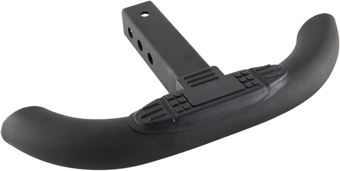 Receiver Towing Hitch Step Bar Rear Bumper Guard Adjustable for Chevrolet Car Towing Eye Cover