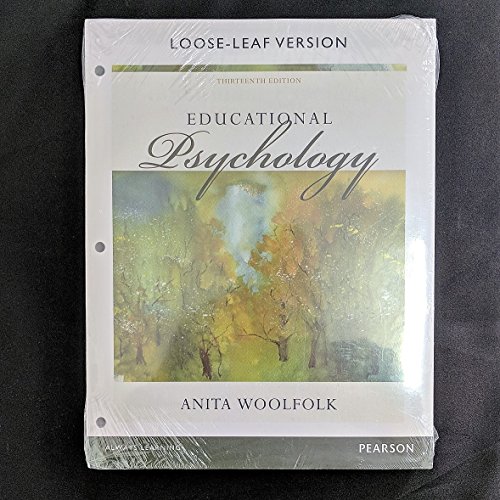 Educational Psychology Thirteenth Edition 0134054091 Book Cover