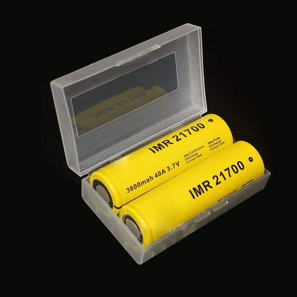 Battery Box, 2PCS Battery Case, Waterproof 2 * 20700/21700 Battery Holder for Battery