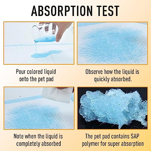 image for PETPALS 100 pcs Dog Pee Pads - 33x45 cm Training Puppy Pee Pads, Super