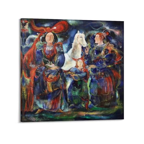 Gayane Khachaturian painter work posters tableau sur toile 50x50