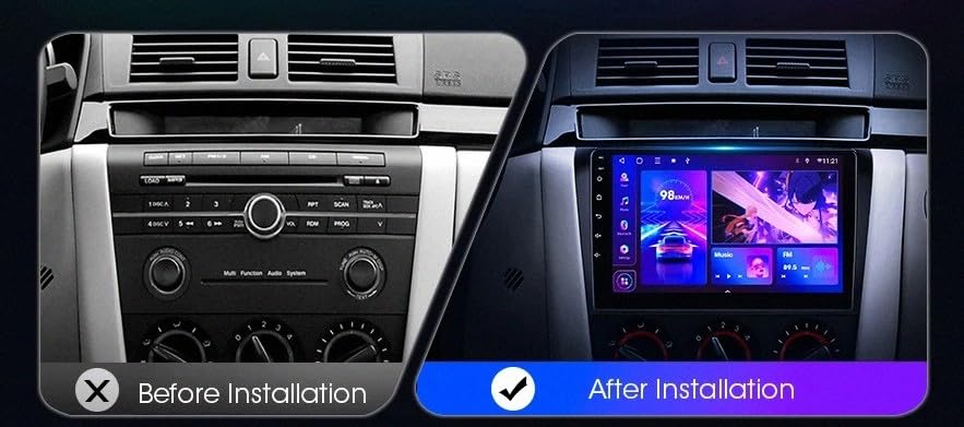Radio Coche 2 DIN Pantalla con Android Auto Inalámbrico para KIA Ceed 32G 2