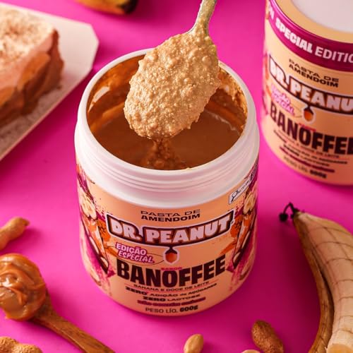 DR. PEANUT PASTA DE AMENDOIM BANOFFEE 600G COM WHEY PROTEIN