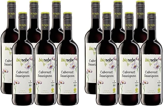 Biorebe Cabernet Sauvignon IGP Italien (6 x 0,75l) (Packung mit 2)