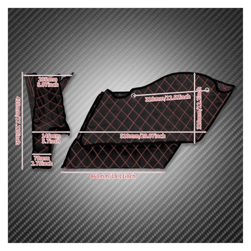 Doublure extensible pour sacoches moto avec protection optimale du bagage bas