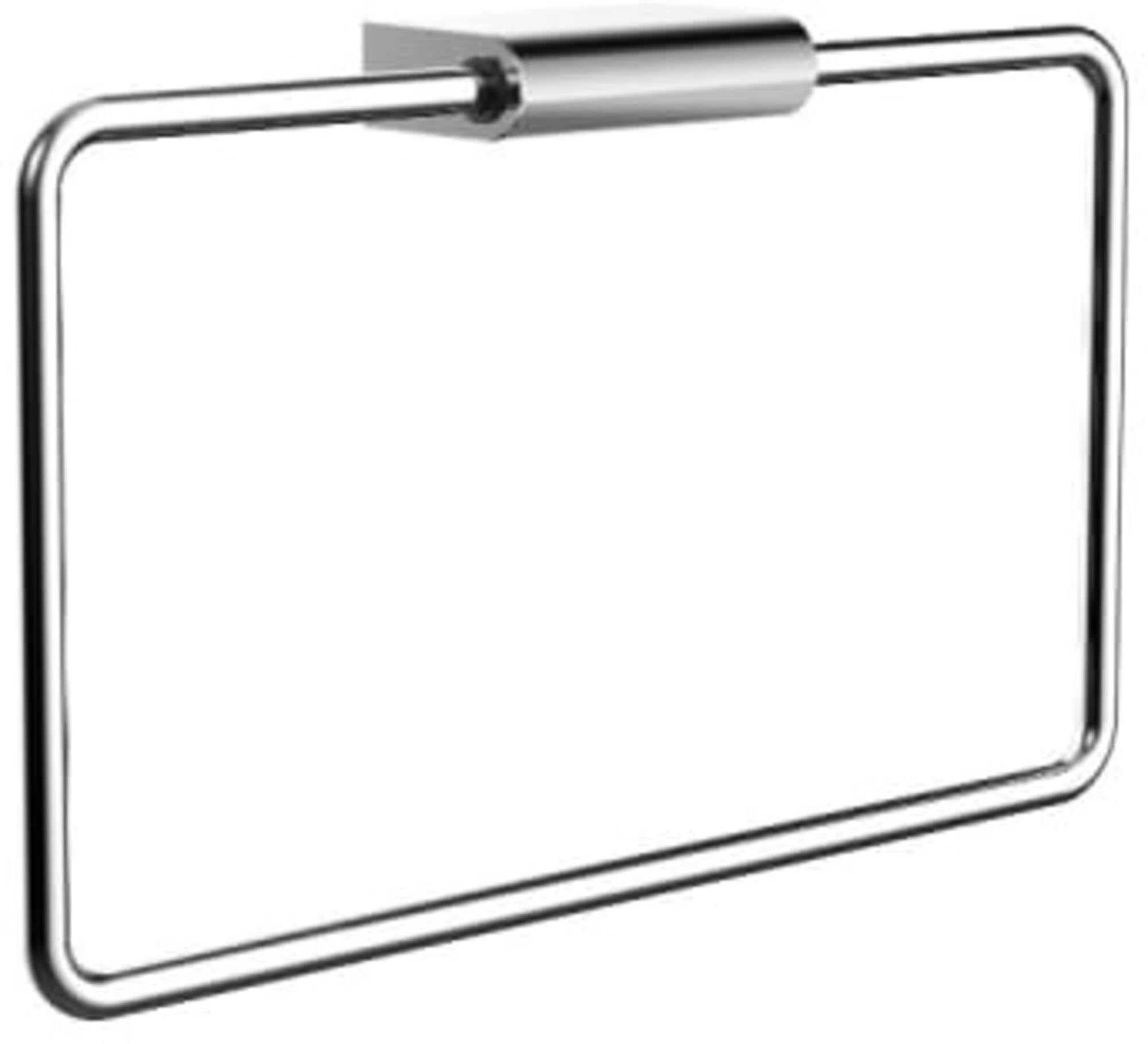 Emco Flow 275500100 Moving Towel Ring Chrome, 55 x 140 x 215