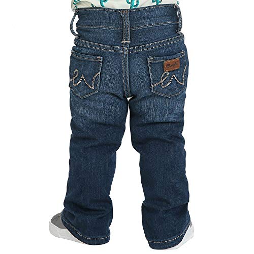 Wrangler Authentics Baby Girls' Big Boys' Skinny Jeans, Medium Blue, 3-6 Months