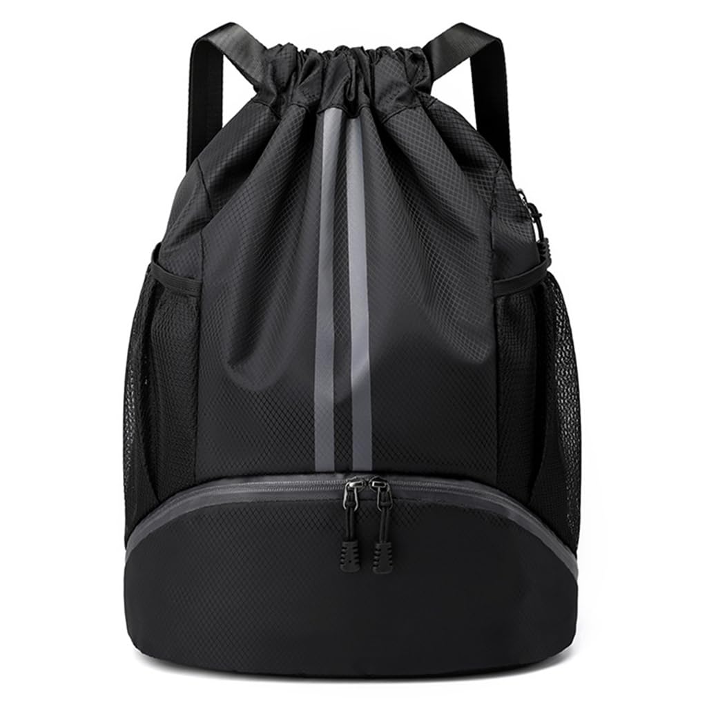 Basketball Drawstring Bag Sport Drawstring Bag Large Capacity Fitness Backpack with Shoe Compartment Gym Backpack Football Backpack Outdoor Drawstring Bag Backpack-image-6