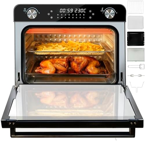 36L Air Fryer Ovens Large With Rotisserie and Grill 16 in 1 Multi...