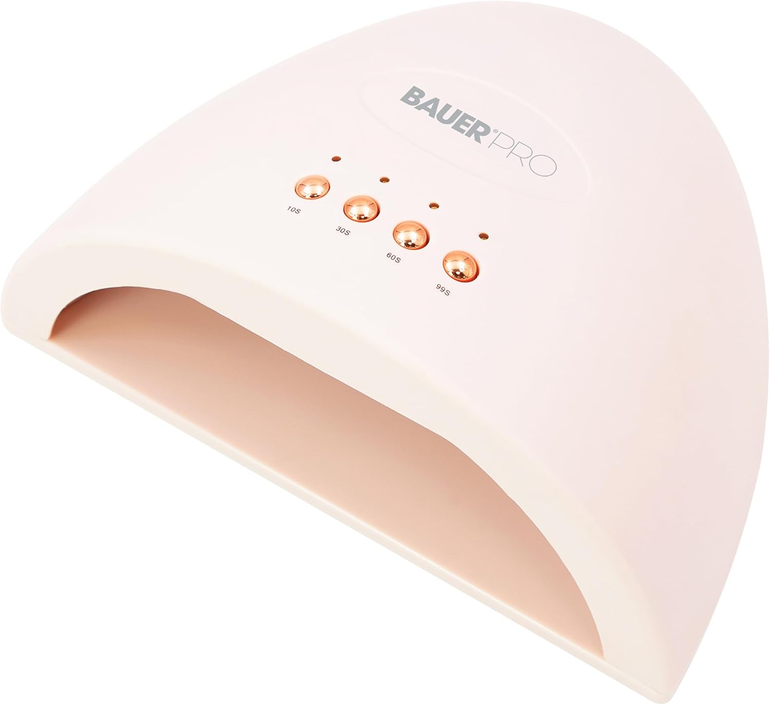 Bauer Professional 38699 UV Nail Lamp, LED Gel Nail Dryer, 24 W, Portable with 4 Timer Settings/Dual Wavelength, USB Powered, Curing Lamp for Gel Polish and Nail Art