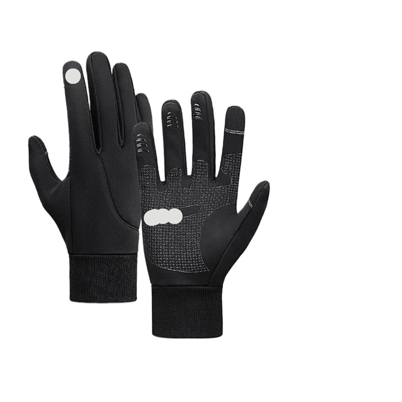 Guantes de Invierno for Hombre y Mujer, Guantes térmicos Lana for Ciclismo, Viento frío, Impermeables, cálidos for Correr al Aire Libre Esquiar para Ciclismo