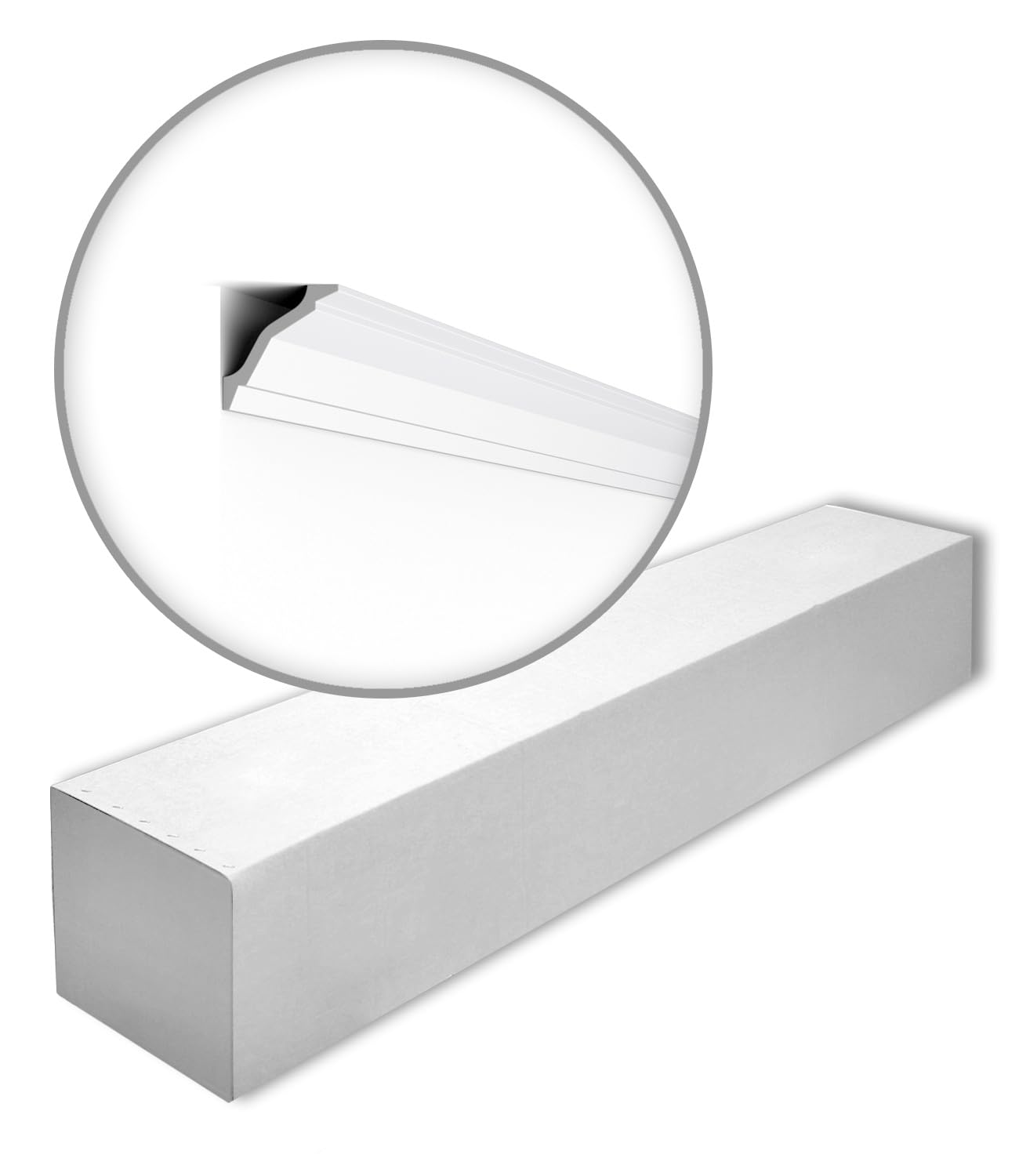 Moulure de plafond WT26 WALLSTYL NMC en polystyrène haute densité 34m