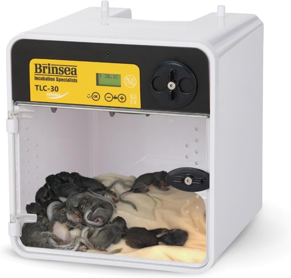 TLC-30 Advance Portable Pet Brooder Incubator for Puppies, Kittens, Small Mammals with Heating and Temp Control, Newborn Puppy Incubator for Kittens, Birds and Other Animals